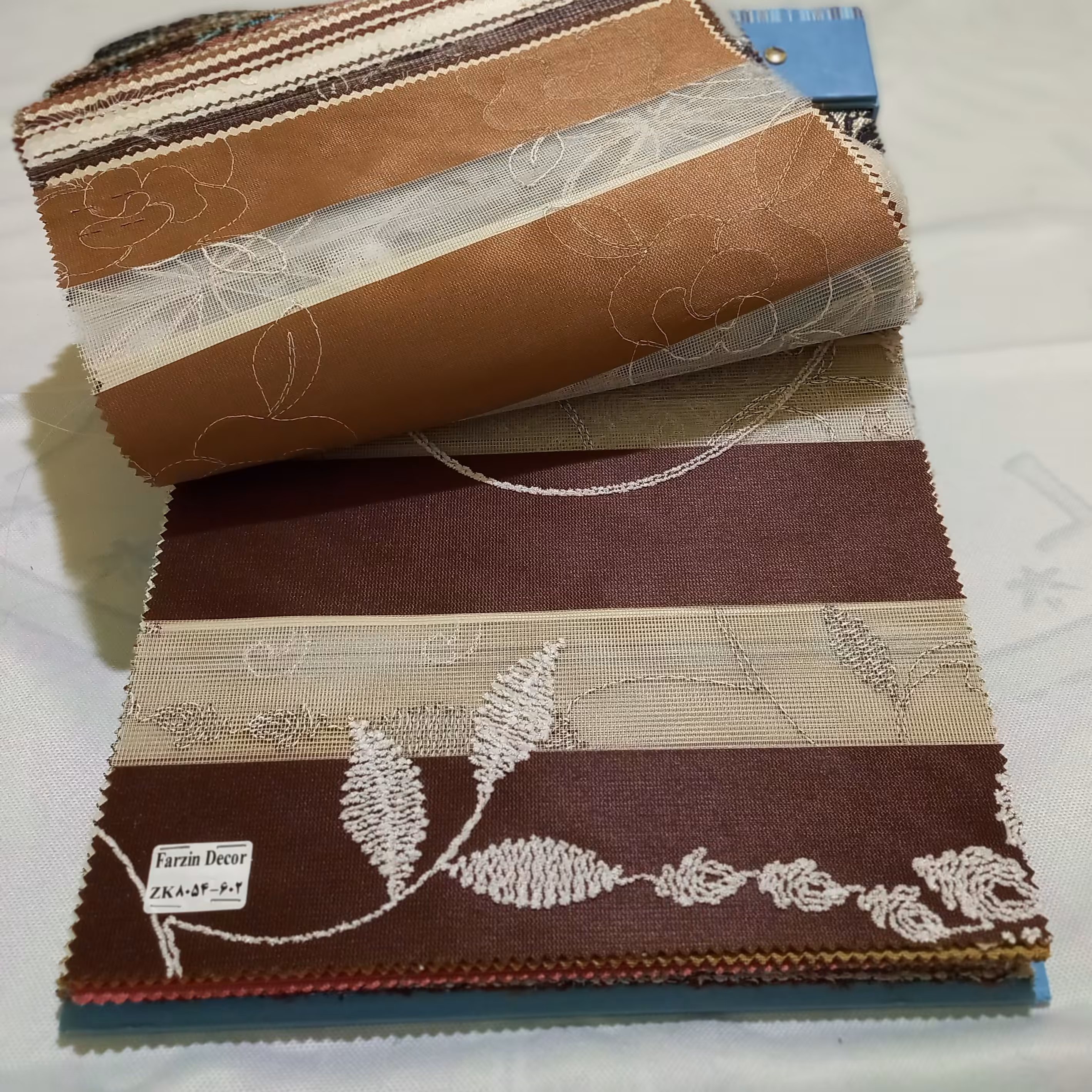 پرده زبرا  گلدوزی (zk8054-602)