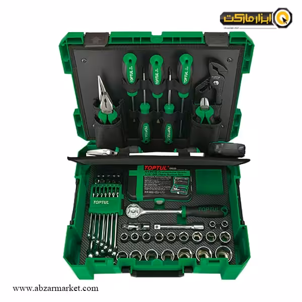جعبه ابزار تاپ تول با لوازم 104 عددی مدل GCZ-104A