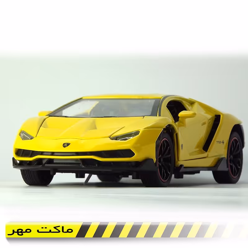ماکت ماشین فلزی لامبورگینی سنترانیو طول 21 سانت صداو چراغدار ارسال رایگان