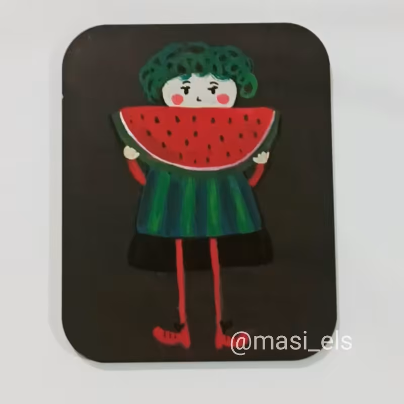 زیرلیوانی طرح فانتزی