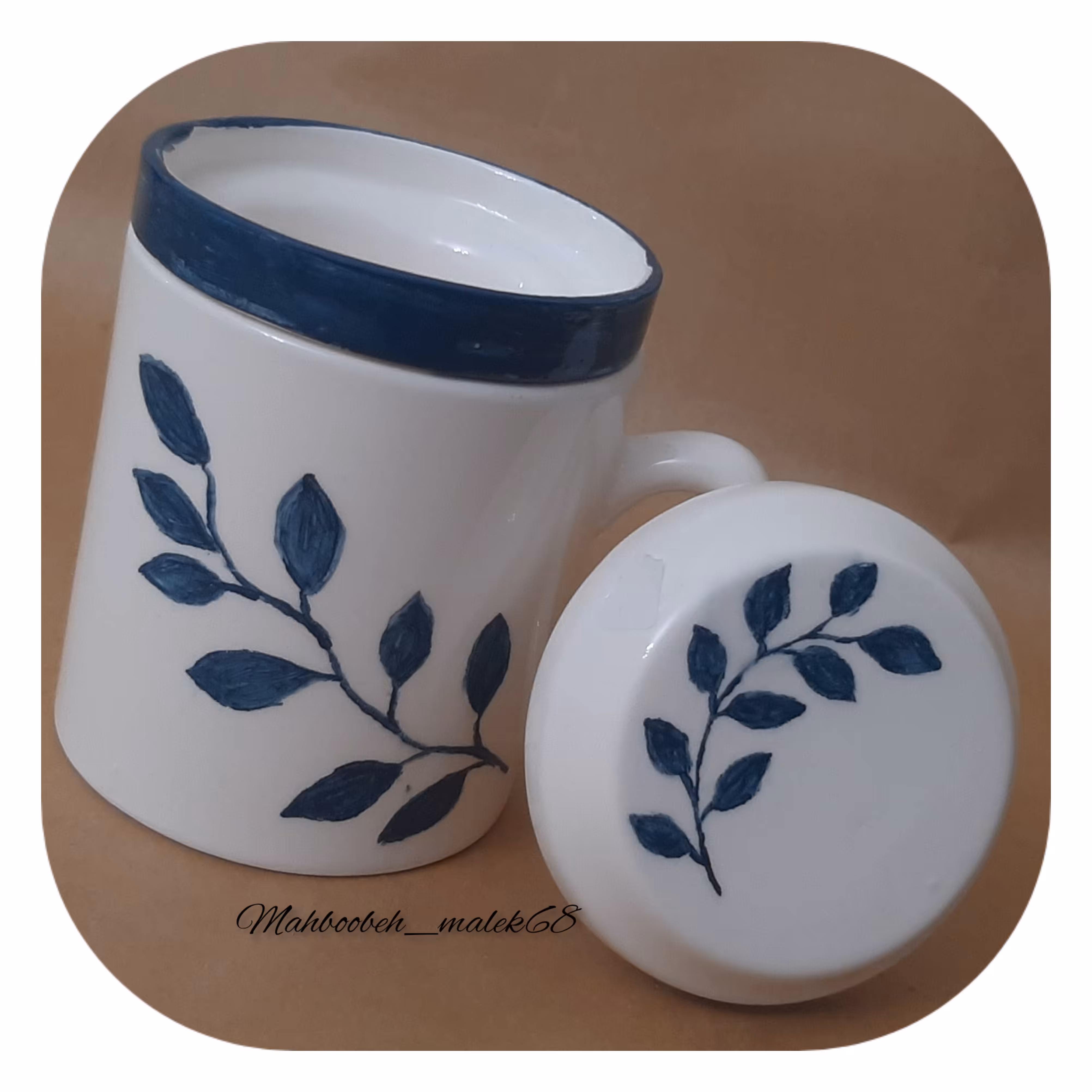 ظروف سرامیک دستسازبا طرح انتخابی و به سلیقه خریدار