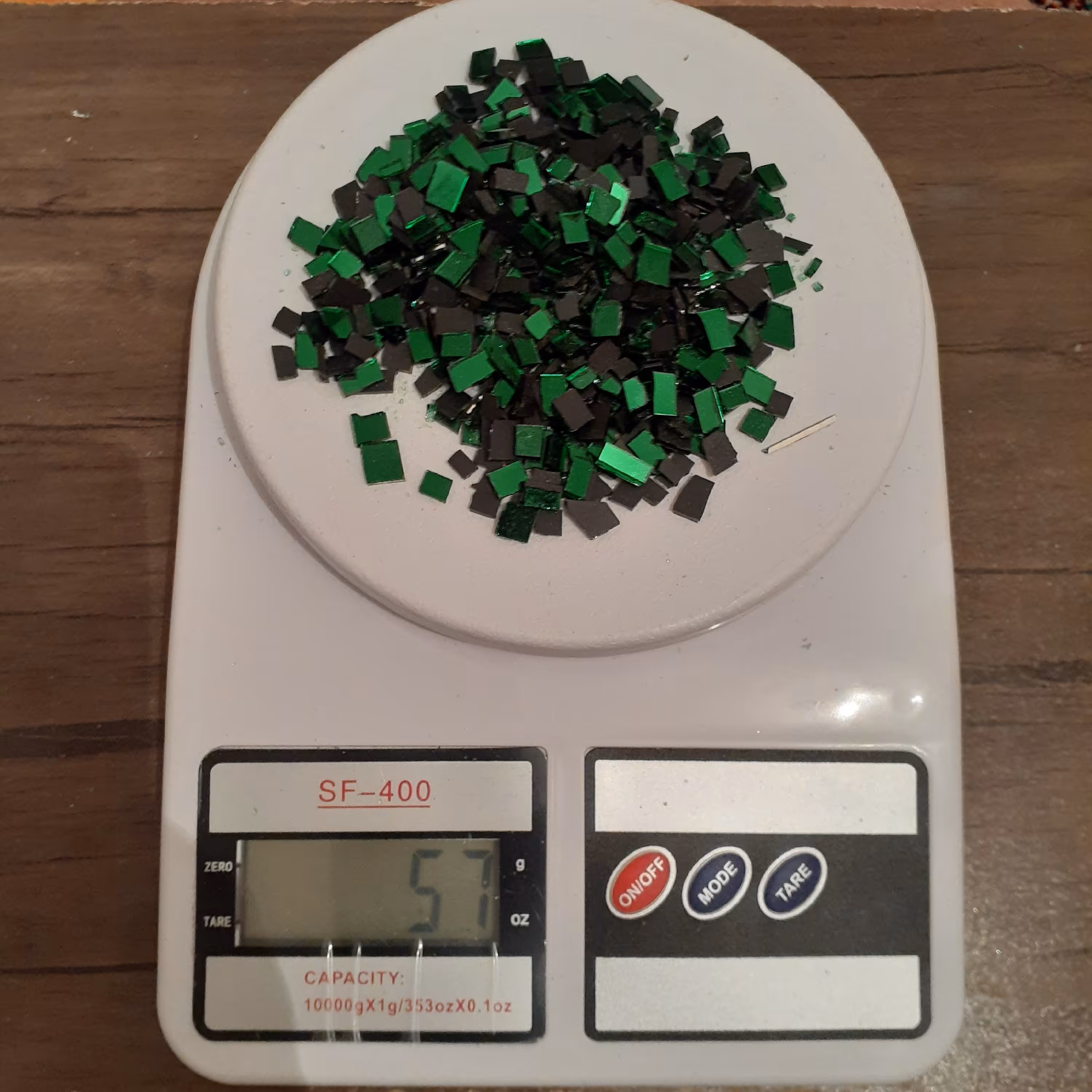 آینه شکسته ریز سبز