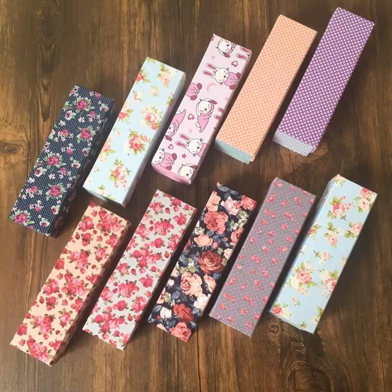 جامدادی چوبی با روکش پارچه در ده طرح خوشگل