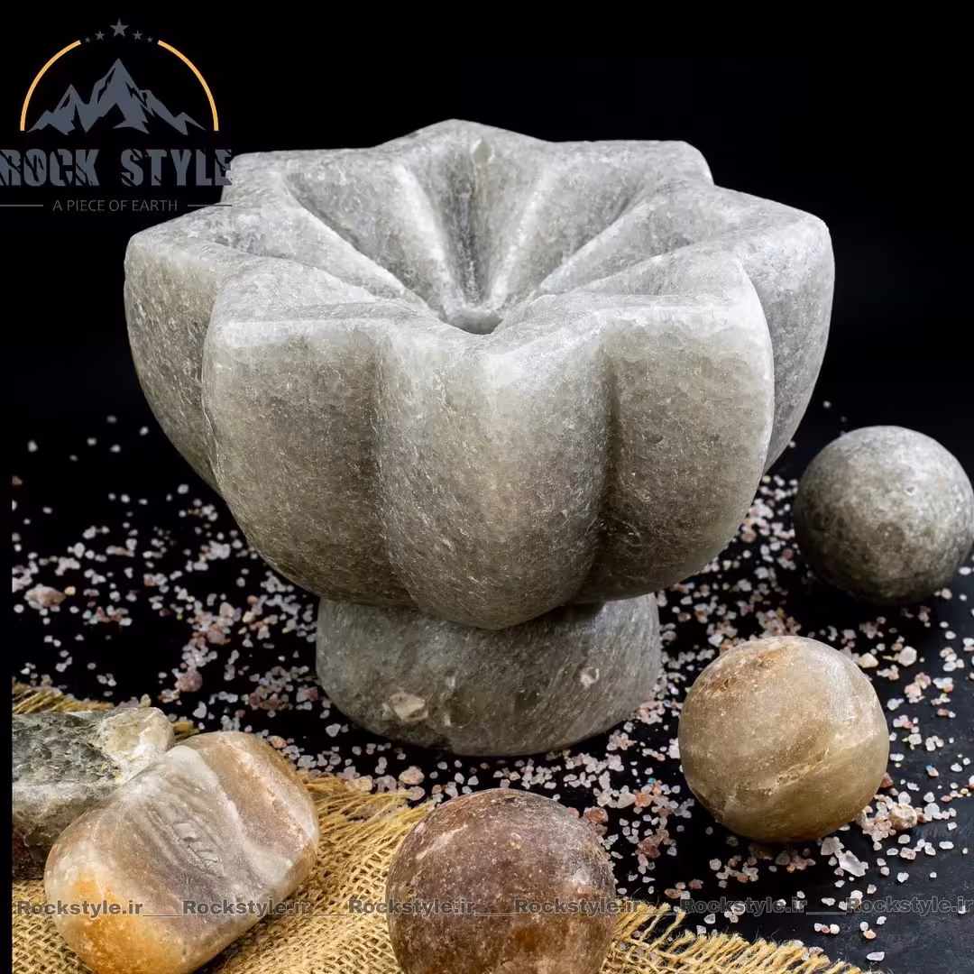 آباژور سنگ نمک کاسه ستاره