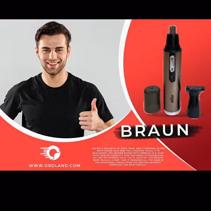 مو زن گوش و بینی مدل براون / مدل BR_3007 / با قابلیت شارژ / دو کاره
ارسال رایگان