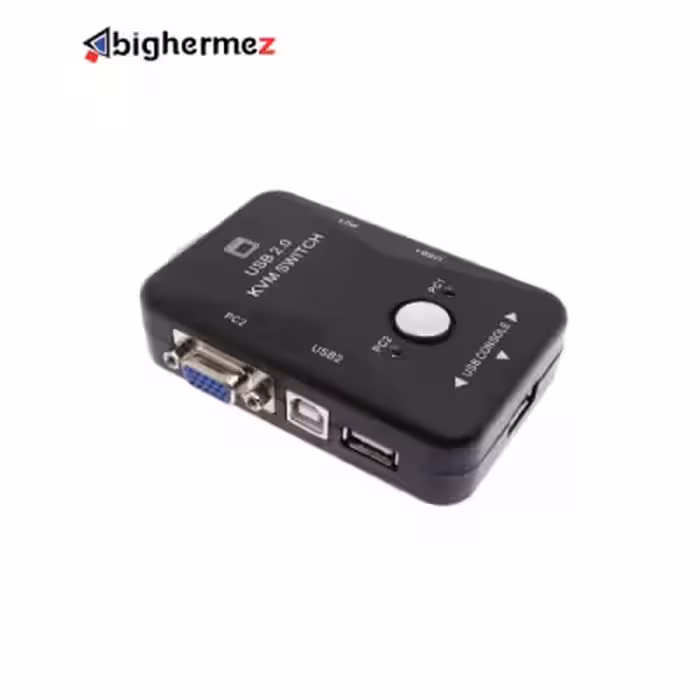 سوئیچ 2 پورت KVM پی نت مدل دستی