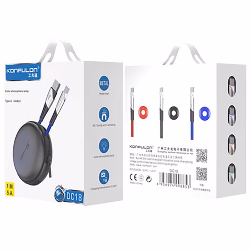 کابل شارژ Type-C کانفلون Konfulon DC18
