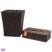 ست سطل زباله و جای دستمال کاغذی پگاه صنعت مدل SE141