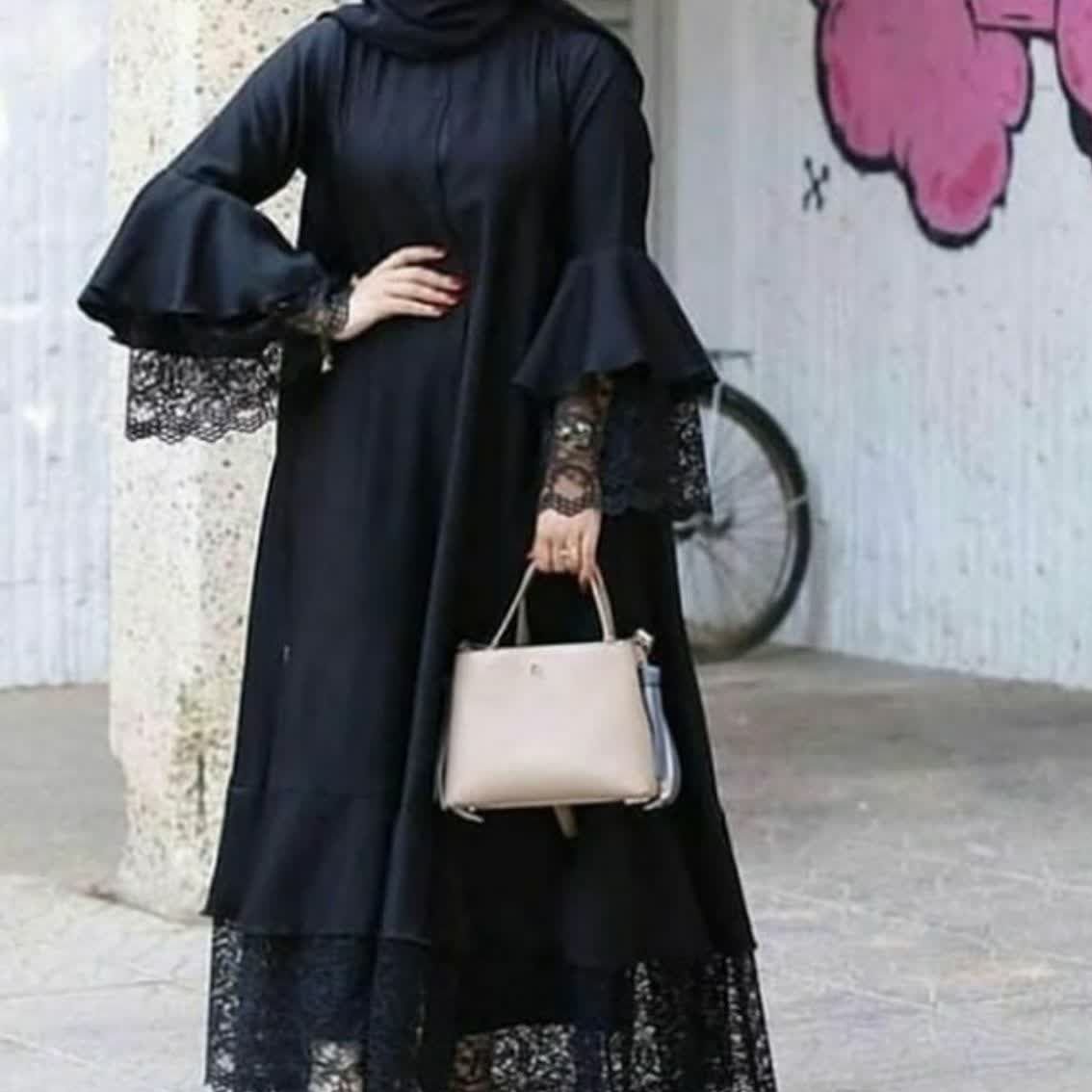 مانتو مجلسی کرپ کش و تور