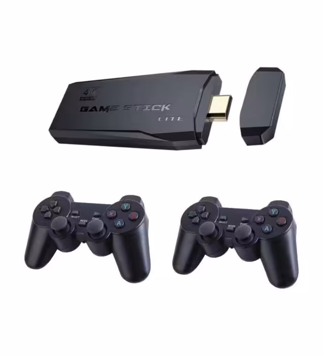 کنسول بازی بی‌سیم مدل 2.4G Wireless Controller Gamepad-4K Game Stick Lite