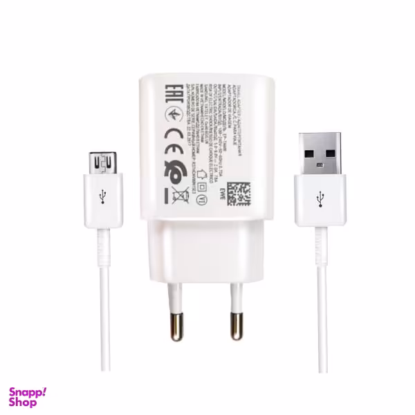 شارژر دیواری مدل EP-TA600 + کابل تبدیل microUSB غیر اصل