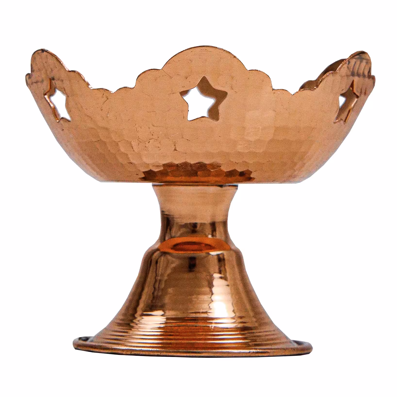 بستنی خوری مسی مدل ستاره نانو 4 تایی آلامیس