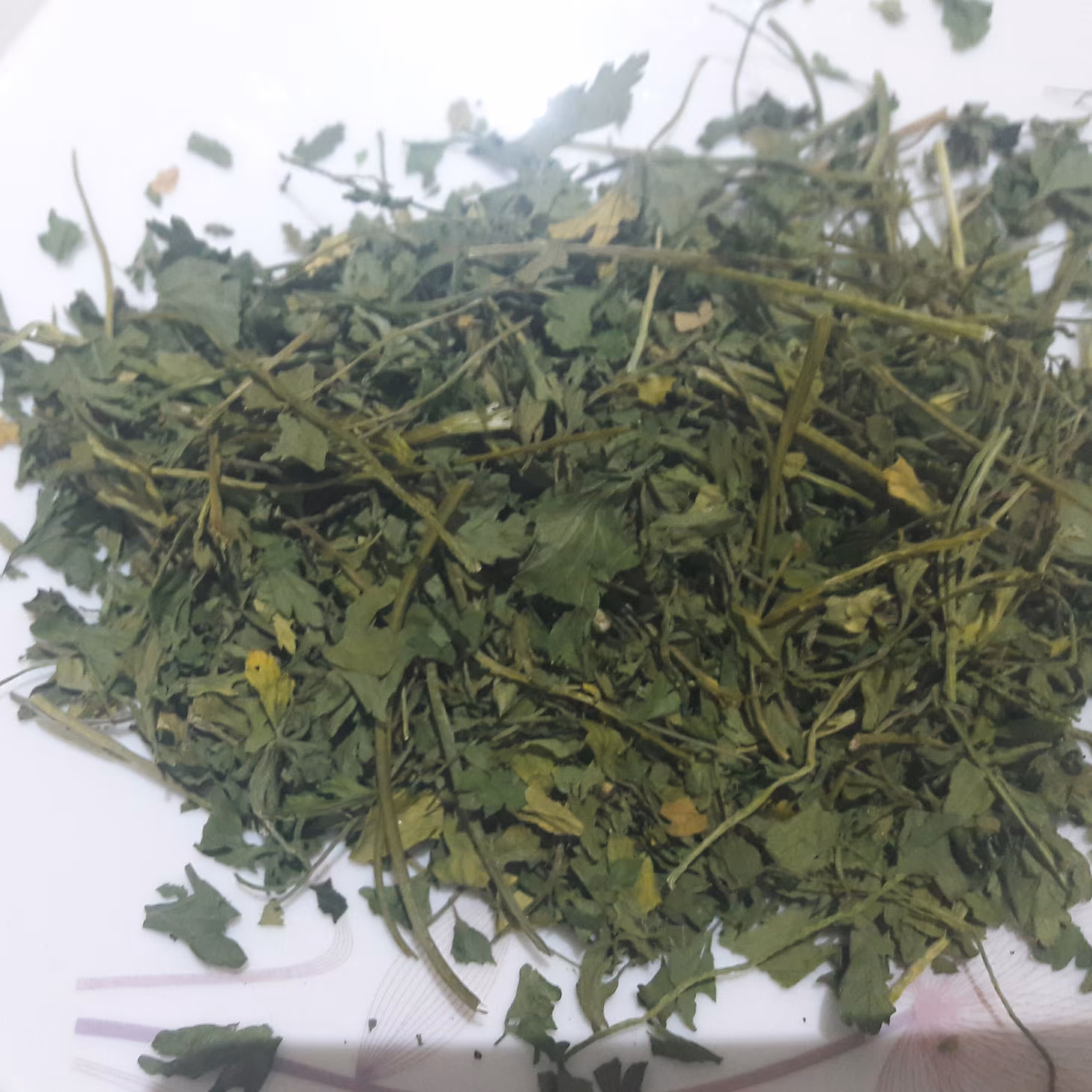 سبزی جعفری خشک خوش طمع و ارگانیک از بهترین و با کیفیت ترین محصولات  دهات (1000gr)