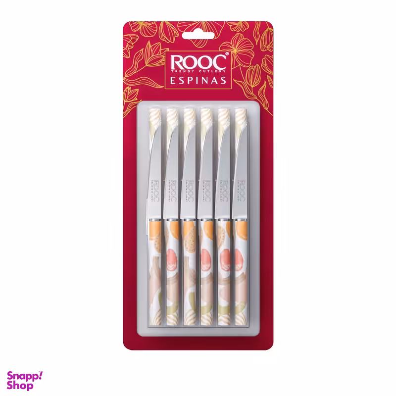 چاقو میوه خوری روک مدل اسپیناس کد 100 بسته 12 عددی