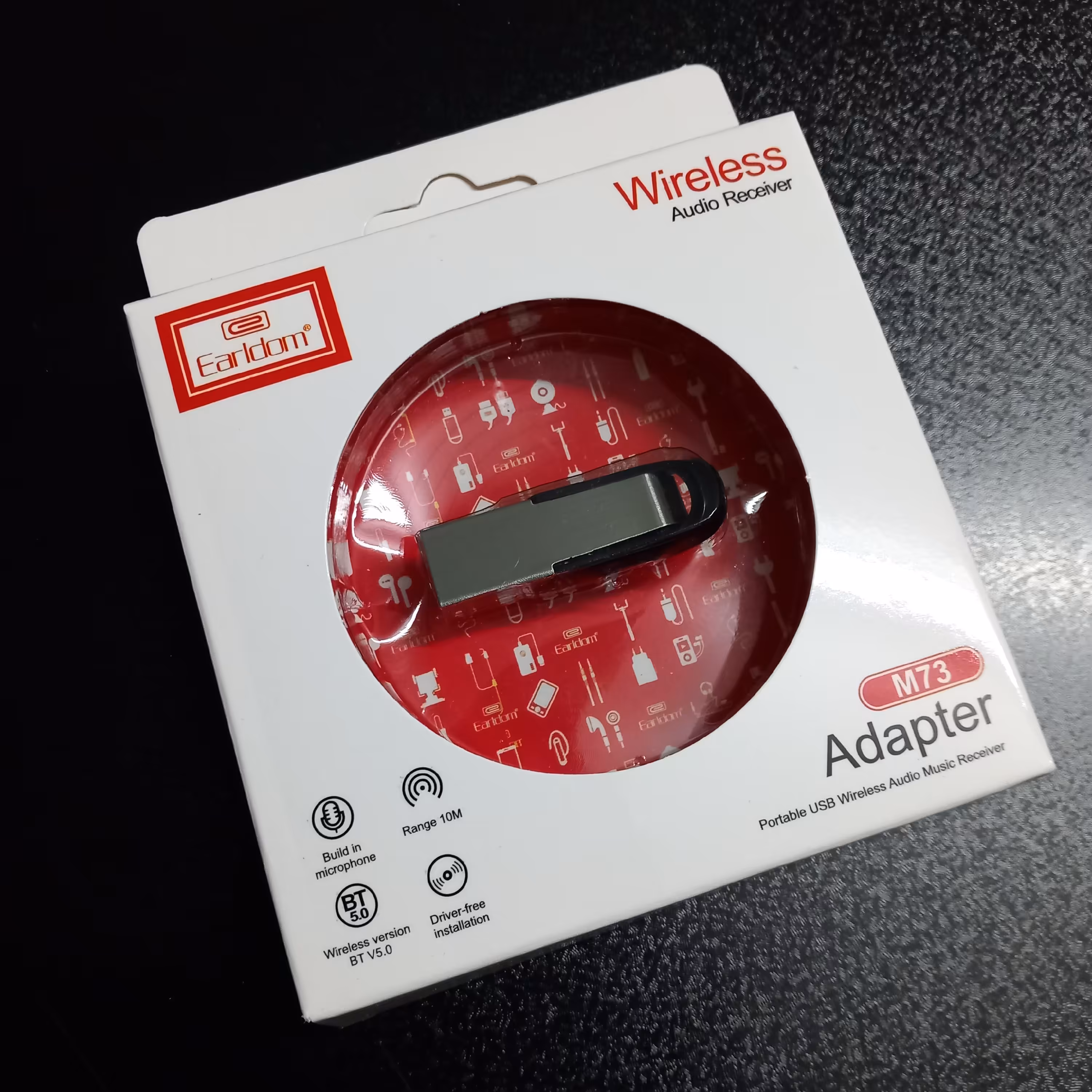 دانگل بلوتوث مدل طرح Earldom M73 مناسب انتقال صدا