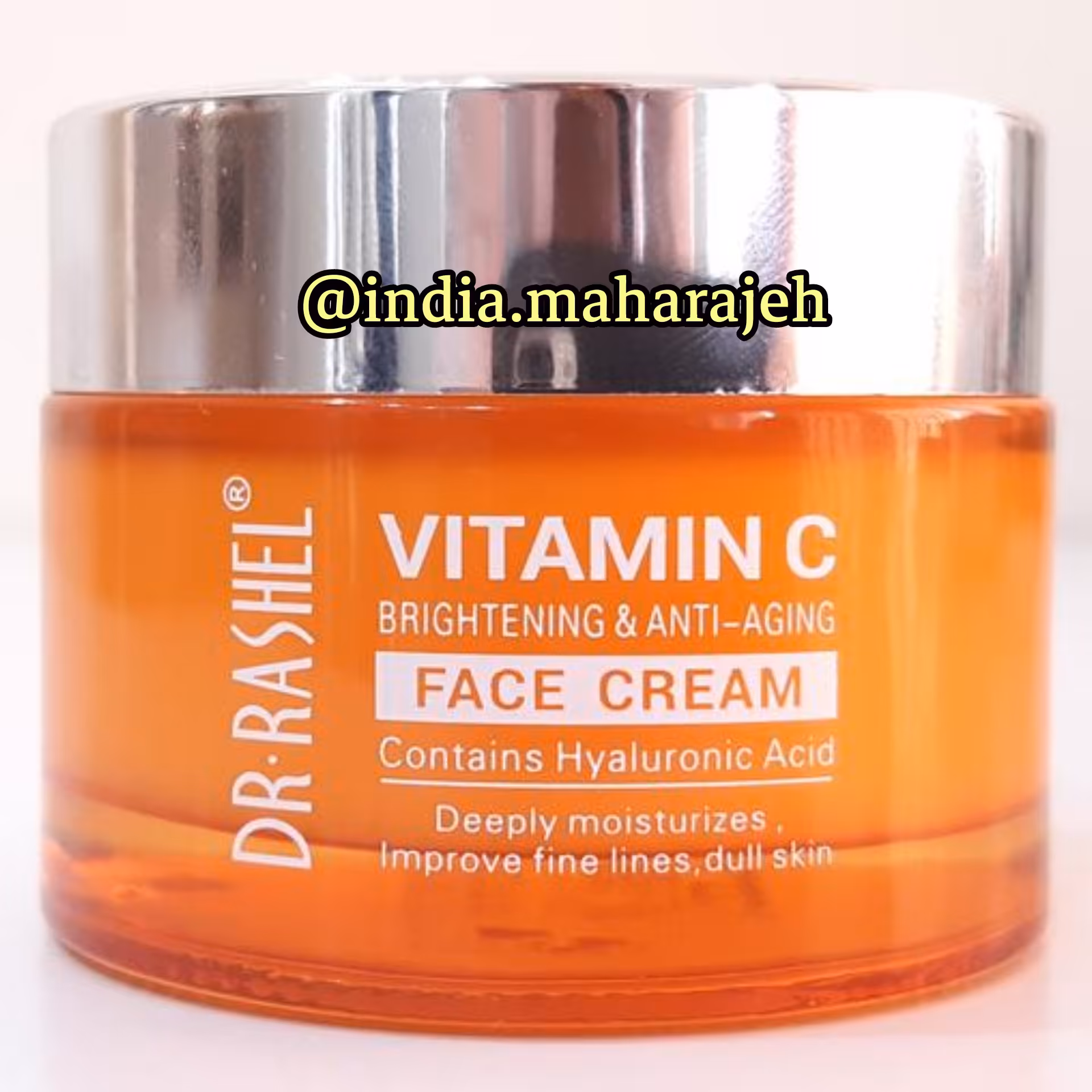 کرم صورت ویتامین سی  صورت آبرسان و روشن کننده نرم کننده 50گرم ارسال رایگان 