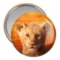 آینه جیبی خندالو مدل شیرشاه Lion King کد 10685