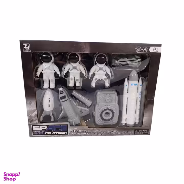 اسباب بازی مدل فضانورد طرح پرتاب شاتل بسته ۸ عددی