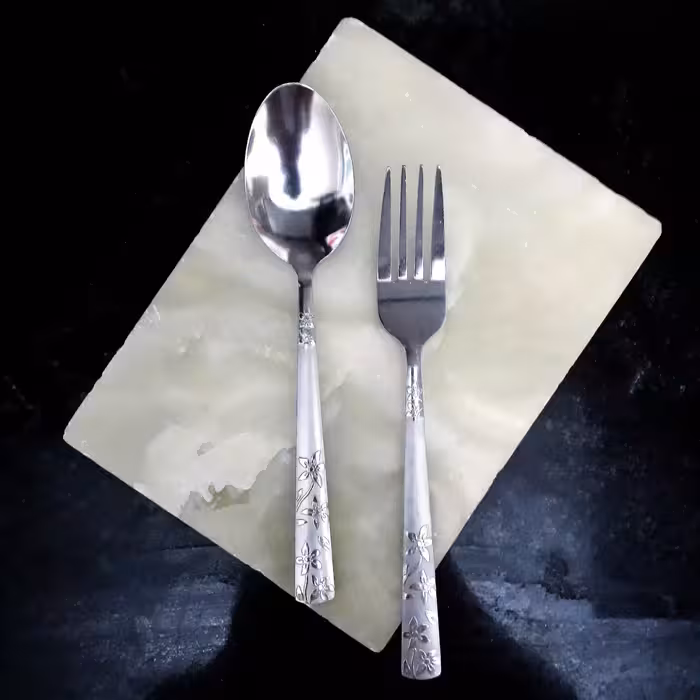 قاشق و چنگال طرح 3