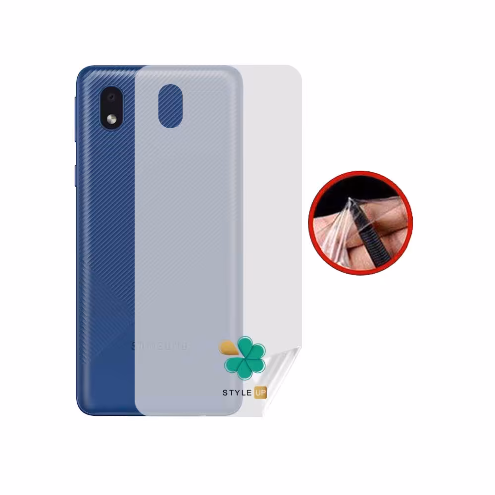 برچسب محافظ پشت گوشی سامسونگ Samsung Galaxy M01 Core مدل مات