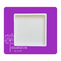 قالب سیلیکونی رزین زیرلیوانی مدل مربع کد SQ1