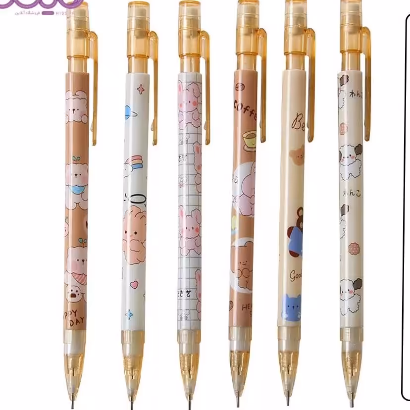 مداد نوکی خرگوش فانتزی چند رنگ 