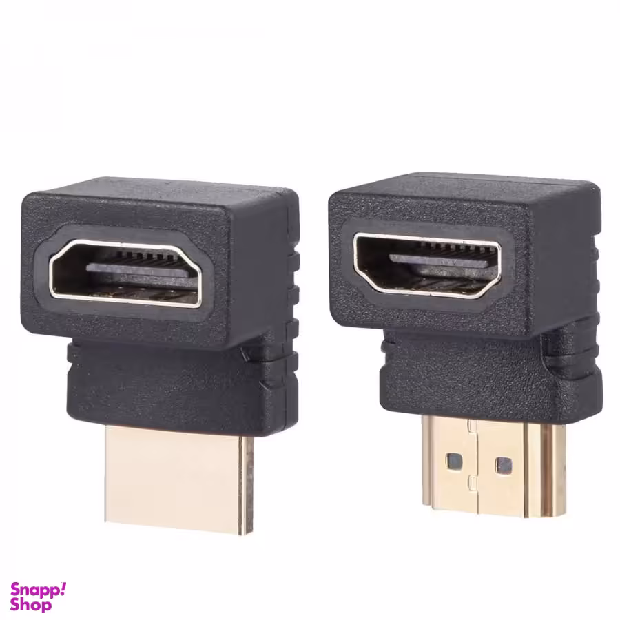 مبدل نری به مادگی HDMI با زاویه 90 درجه مدل L شکل