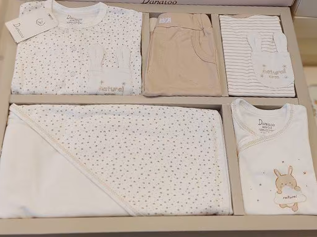 ست بیمارستانی 13 تکه نوزادی طرح خرگوش و ستاره دانالو Danaloo