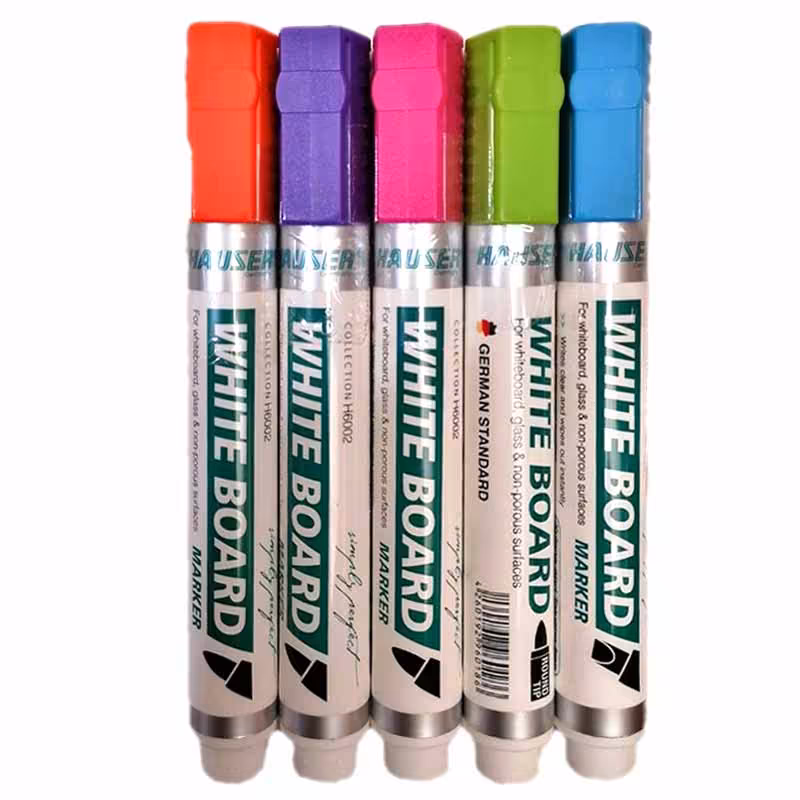 خرید ماژیک وایت برد رنگی هایزر بسته 5 عددی