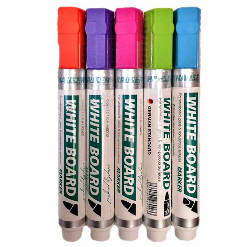 خرید ماژیک وایت برد رنگی هایزر بسته 5 عددی