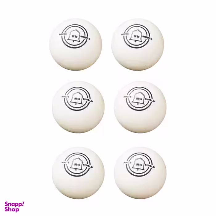 توپ پینگ پنگ مدل SHield کد 101 بسته 6 عددی