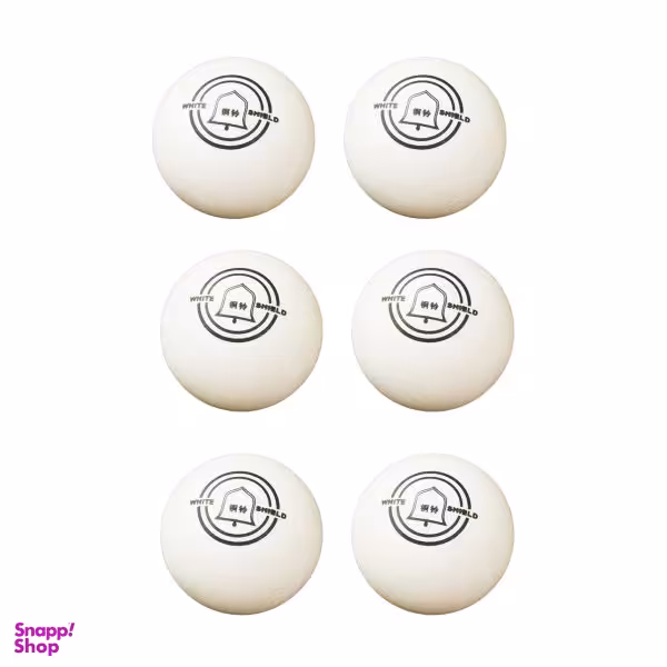 توپ پینگ پنگ مدل SHield کد 101 بسته 6 عددی