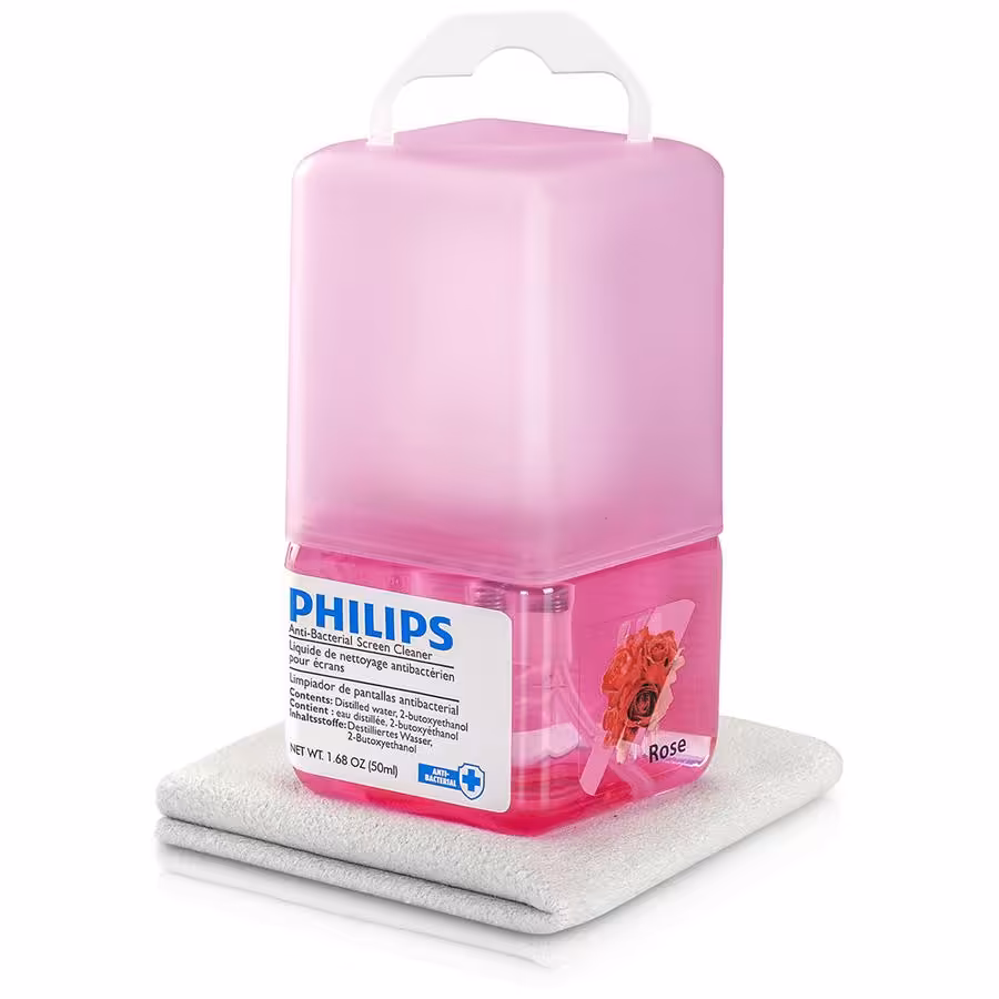 کیت تمیز کننده مخصوص صفحه نمایش LED و LCD فیلیپس با رایحه رُز مدل SVC1117R/10