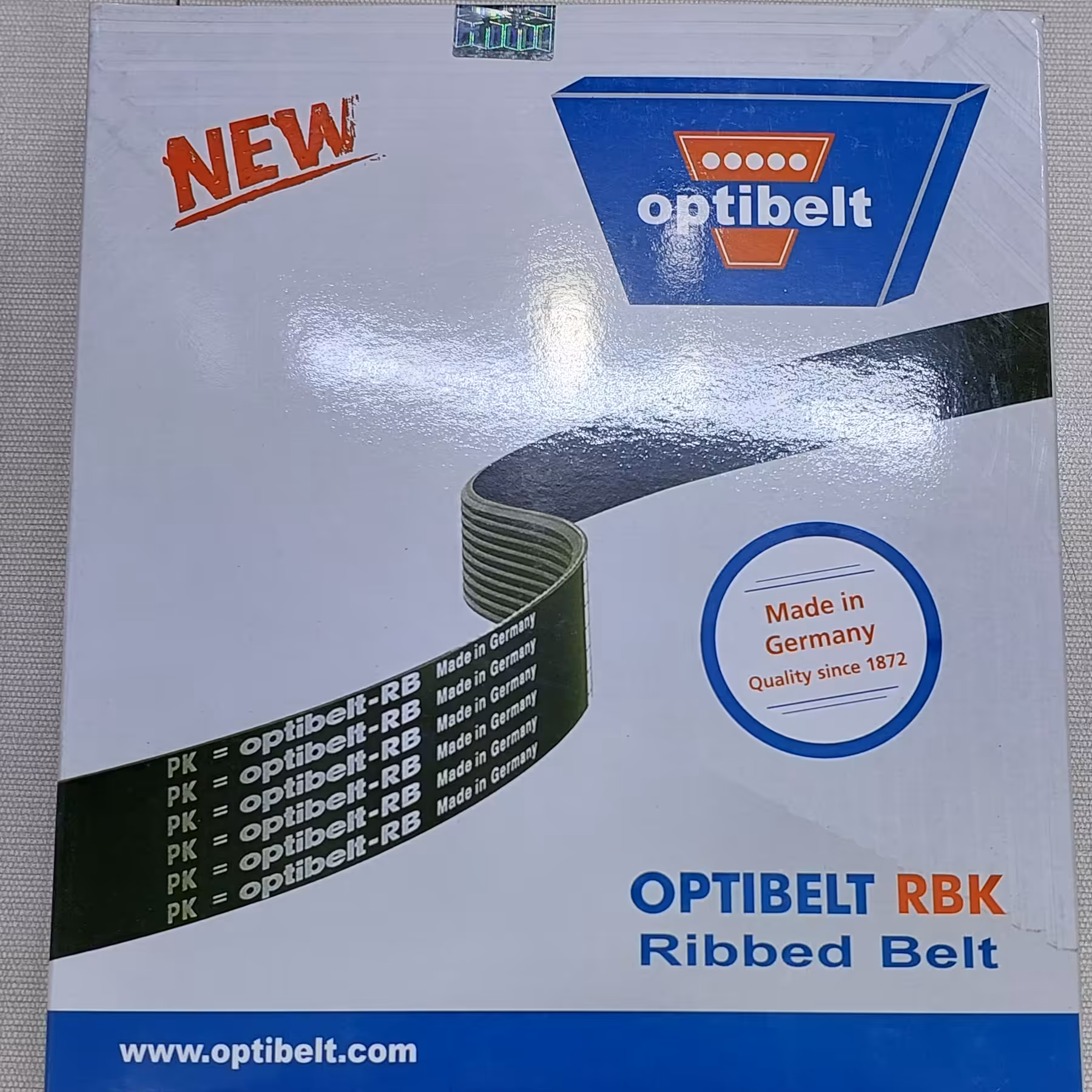 تسمه موتور  206 تیپ 2 اپتی بلت آلمان اصل شماره 6pk1565 