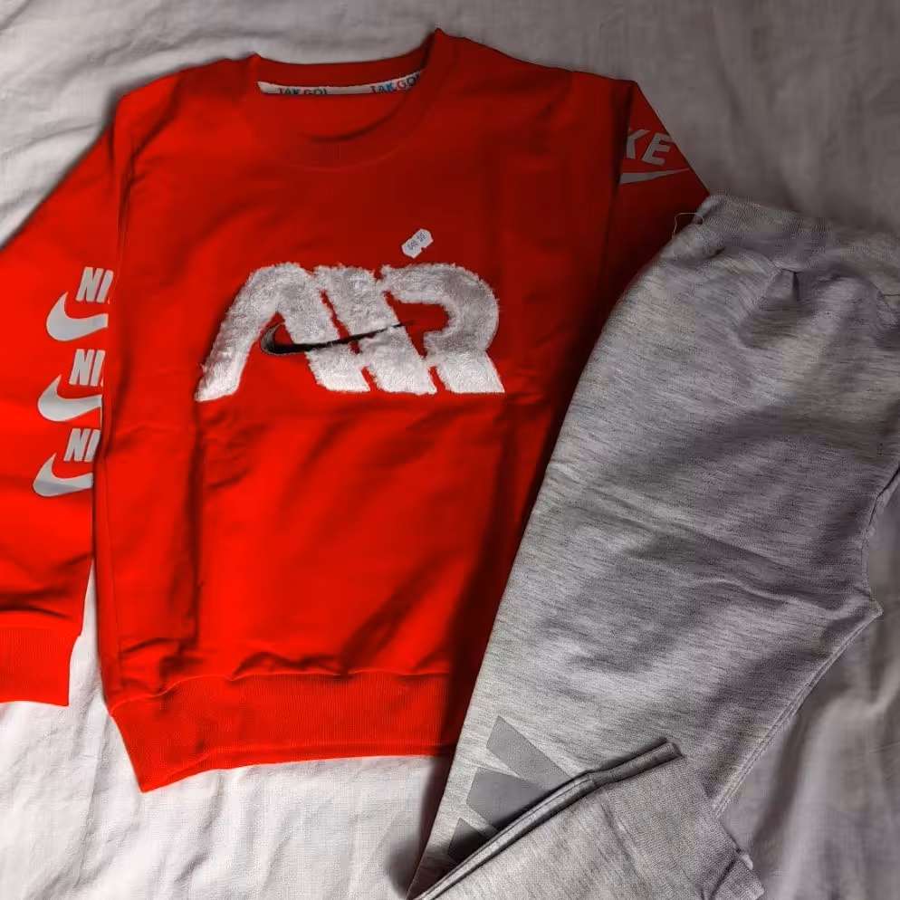 ست دو تیکه پسرونه بلوز شلوار نخ پنبه