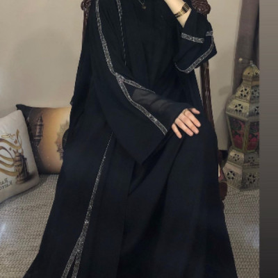 مانتو شلوار زنانه کرپ مدل مانتو عبایی مجلسی کرپ حریر ژرژت