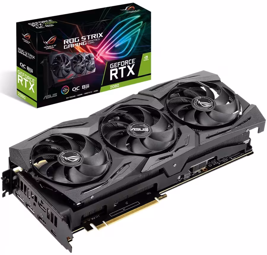 کارت گرافیک ایسوس مدل راگ استریکس آر تی ایکس 2080 او8جی گیمینگ با حافظه 8 گیگابایت