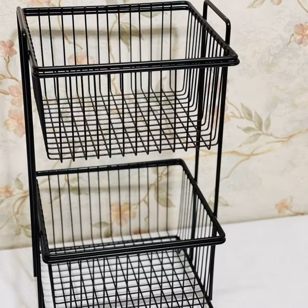 جای سیب زمینی و پیاز 2طبقه مربع هوم دکس