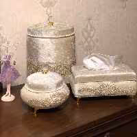 ست سطل و جادستمال و جاجواهری