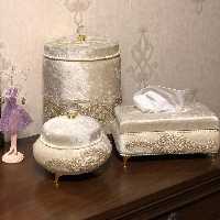 ست سطل و جادستمال و جاجواهری