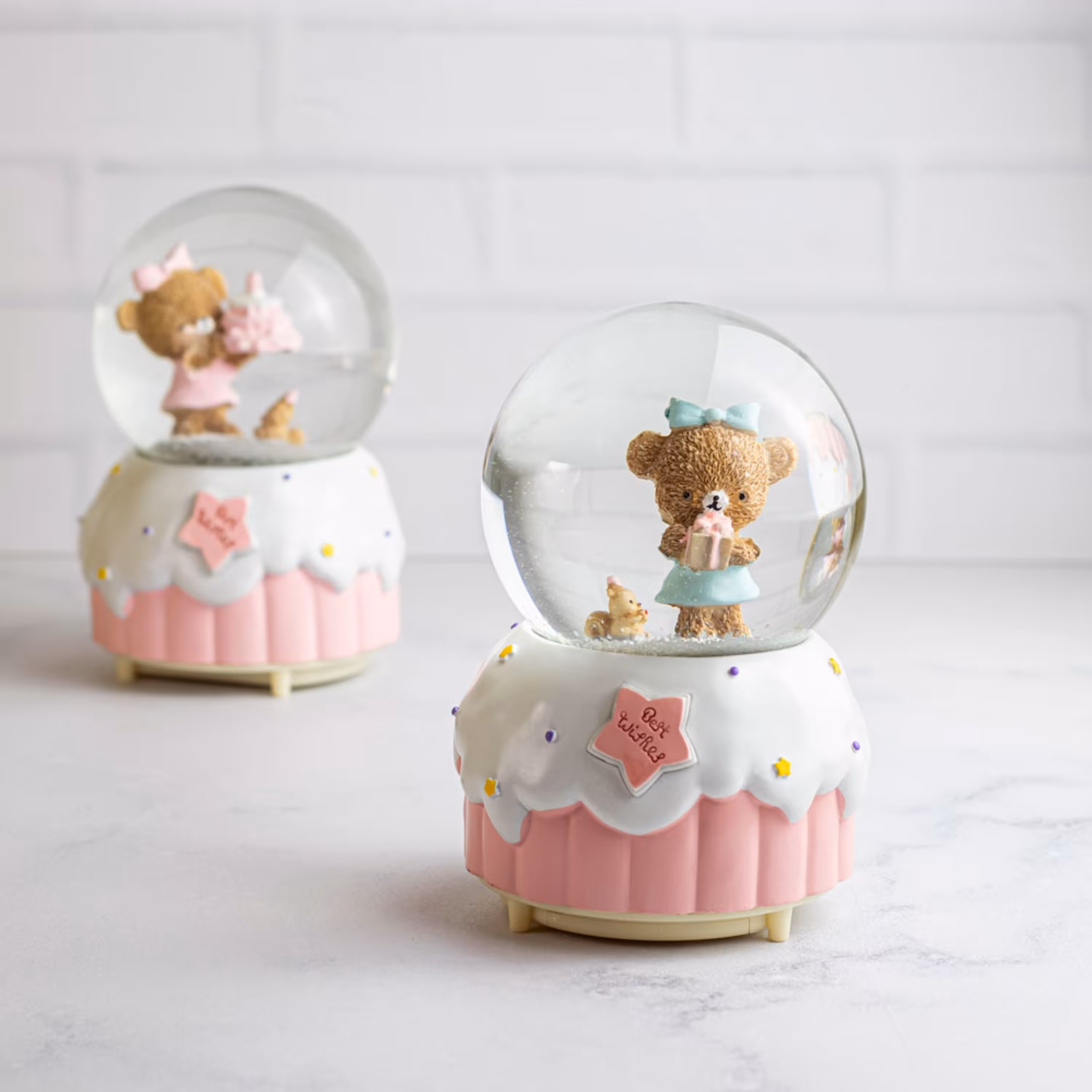 گوی موزیکال پمپی طرح خرس