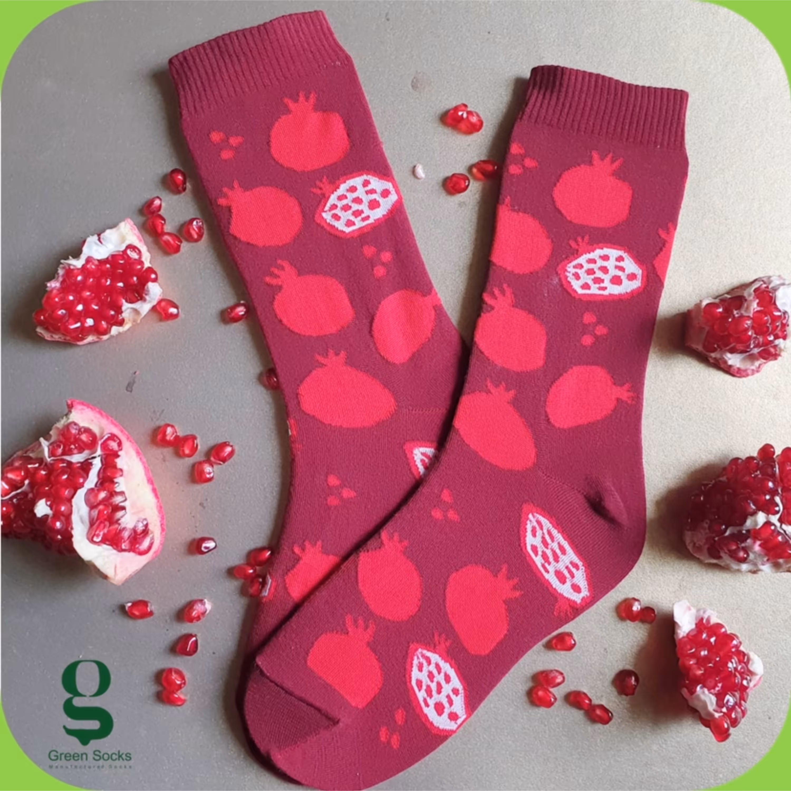 جوراب ساق دار طرح انار