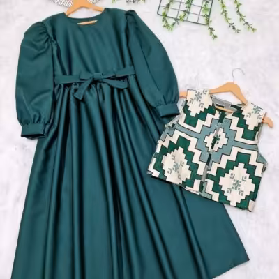 ست جلیقه و پیراهن