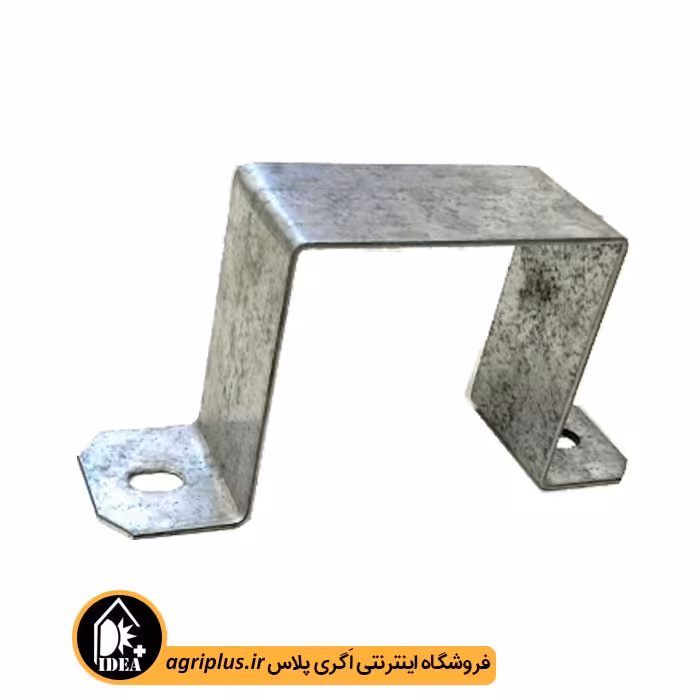 بست قوطی 8*8 دو طرفه تسمه دار گالوانیزه