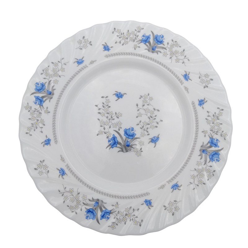 بشقاب غذاخوری تخت پارس اپال مدل رمانتیک کد 120 بسته 6 عددی