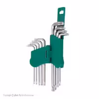 مجموعه 9 عددی آچار آلن ستاره ای هنس مدل 16742-29TH