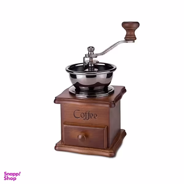 آسیاب قهوه چوبی مخزن دار مدل classic
