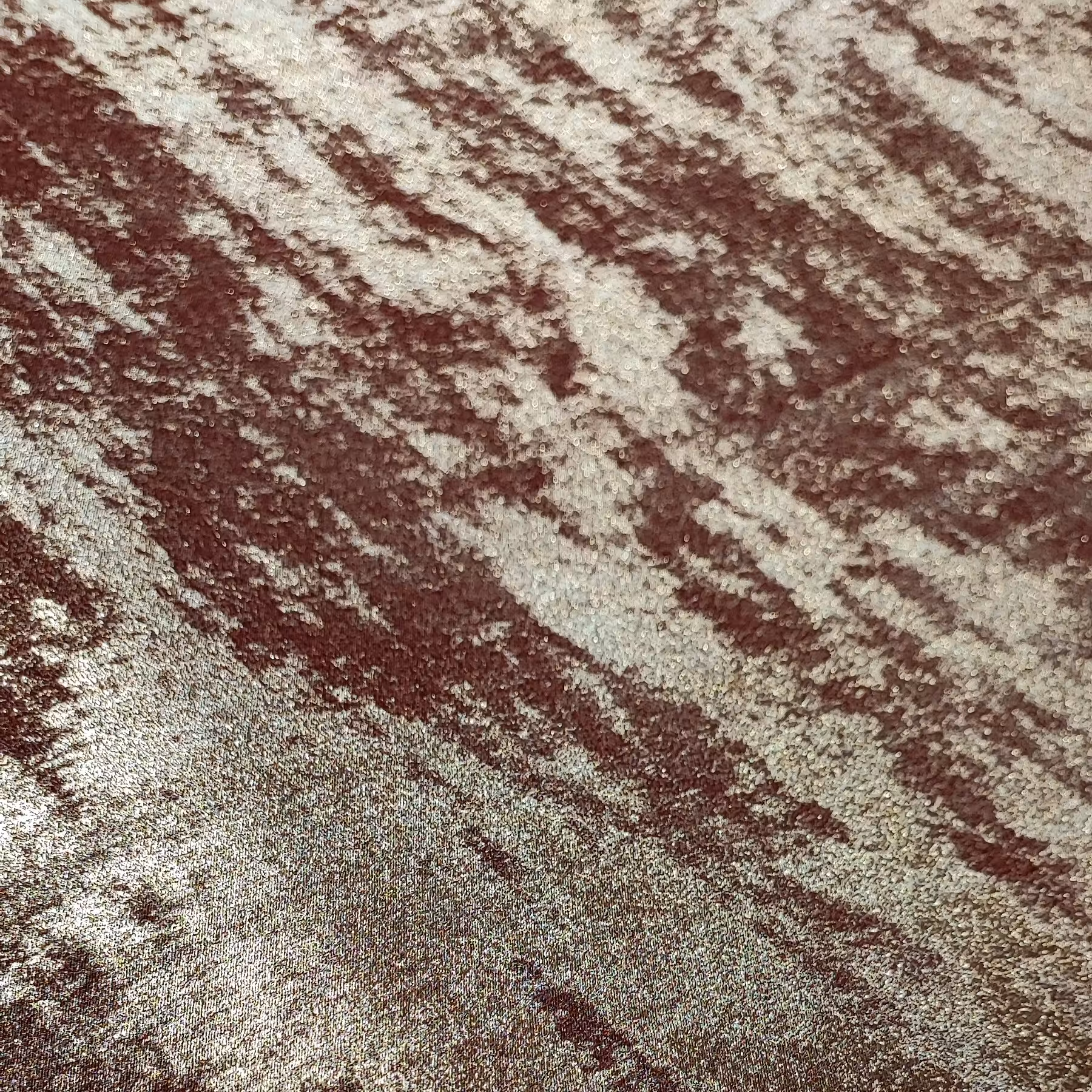 پارچه کرپ حریر  لمه دار کره ای شاین دار رنگ زرشکی با عرض 150 شومیز مجلسی بلوز ماکسی