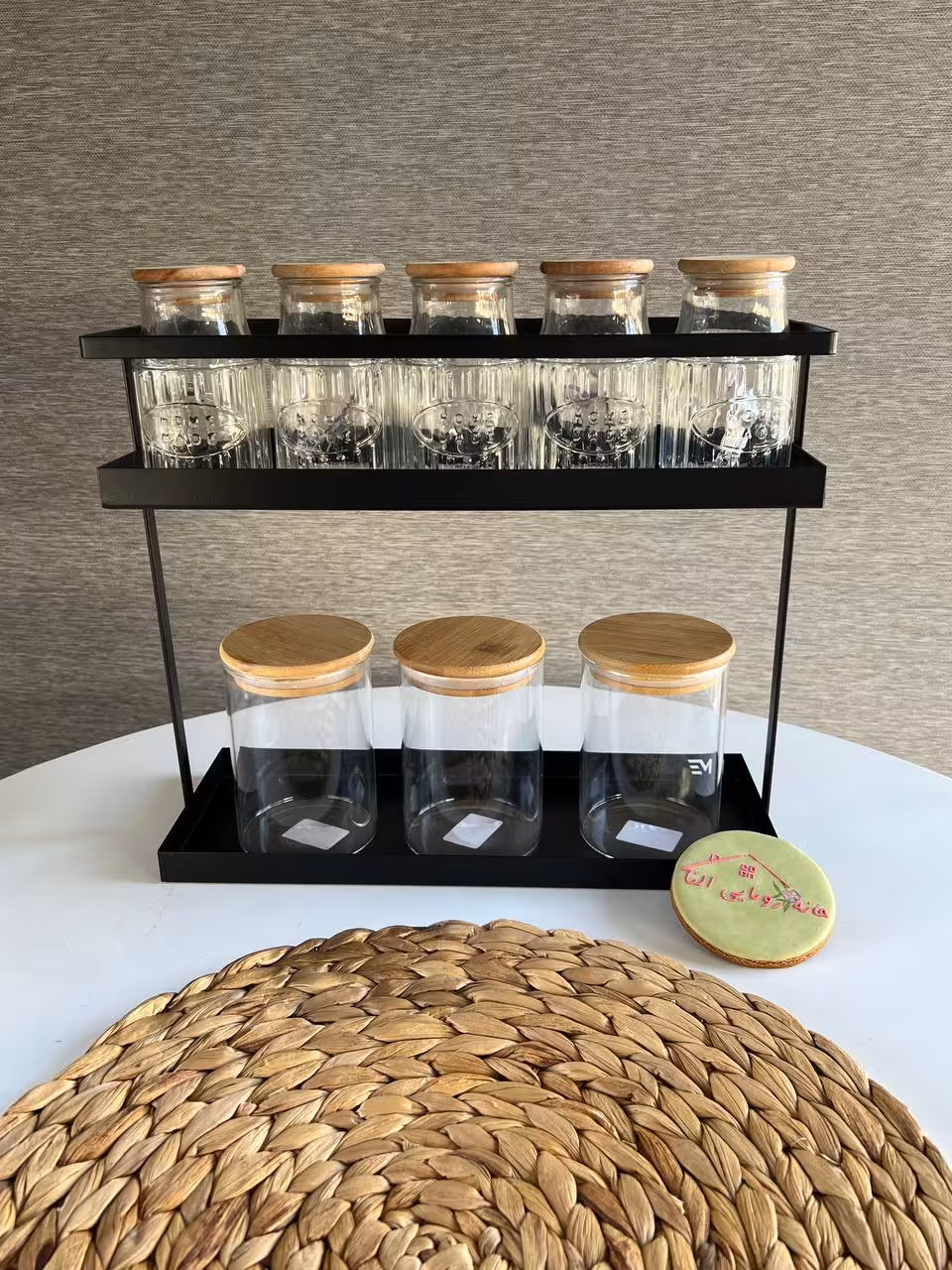 استند فلزی جا ادویه مدل تسمه