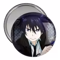 آینه جیبی خندالو مدل رین انیمه جنگیر آبی کد 16352